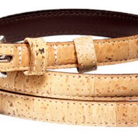 Ceinture Fine Dame en Liège texture Naturel