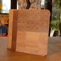 Documents Holder& Bloc made of cork fabric