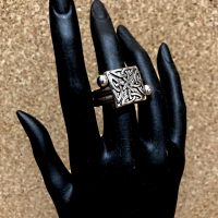 Bague en liège tourbillon "sigle"