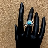 Cork ring, element with turquoise stone