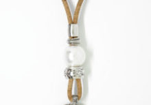 Cork Necklace, Portuguese Filigree heart pendant