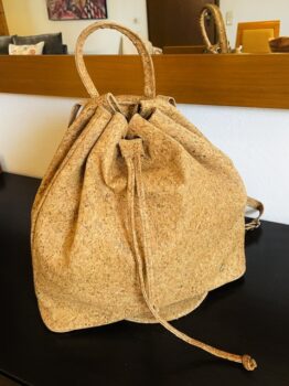 Backpack made of cork fabric, pattern Sintra