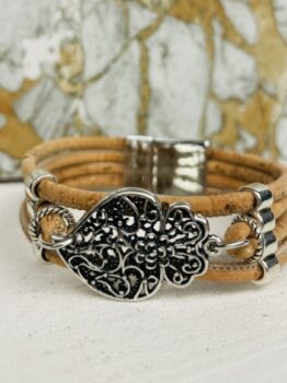 Bracelet en liège,Coeur Viana do Castelo