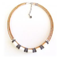 Timeless cork necklace