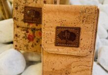 Cork handkerchief case