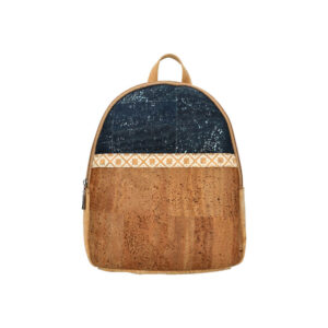 Sac à dos en liège bleu