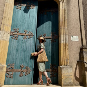 Cork shoulder bag,Texas pattern