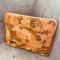 Porte Ordinateur, texture gold green